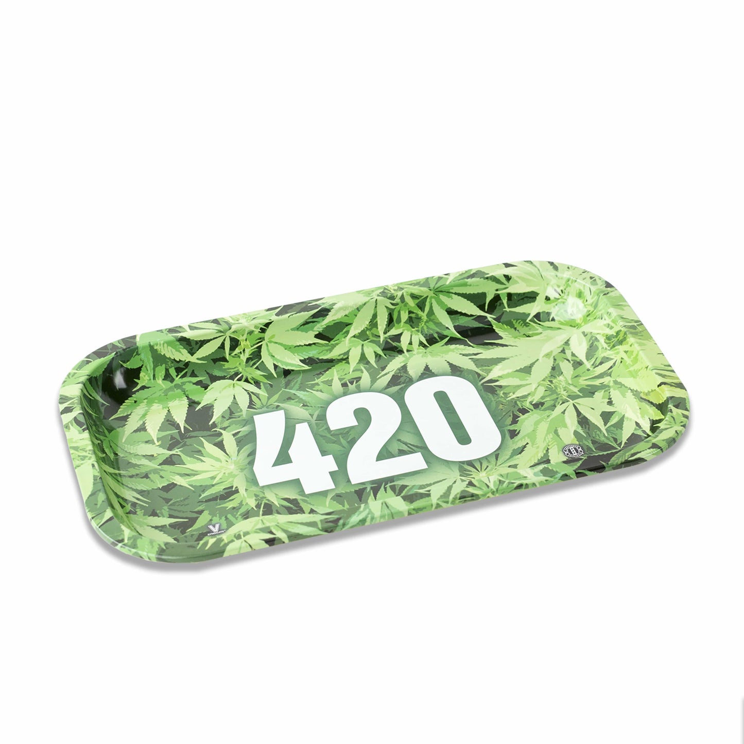 420 Green Metal Rollin' Tray