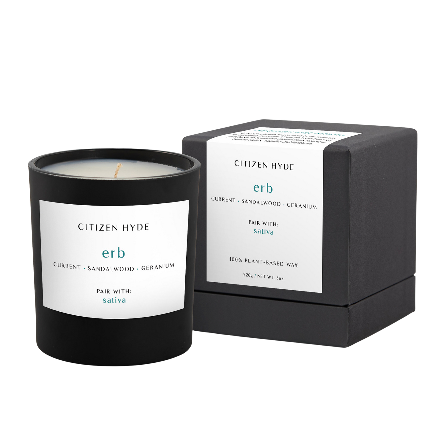 Erb Citizen Hyde Candle, Pairs with Sativa