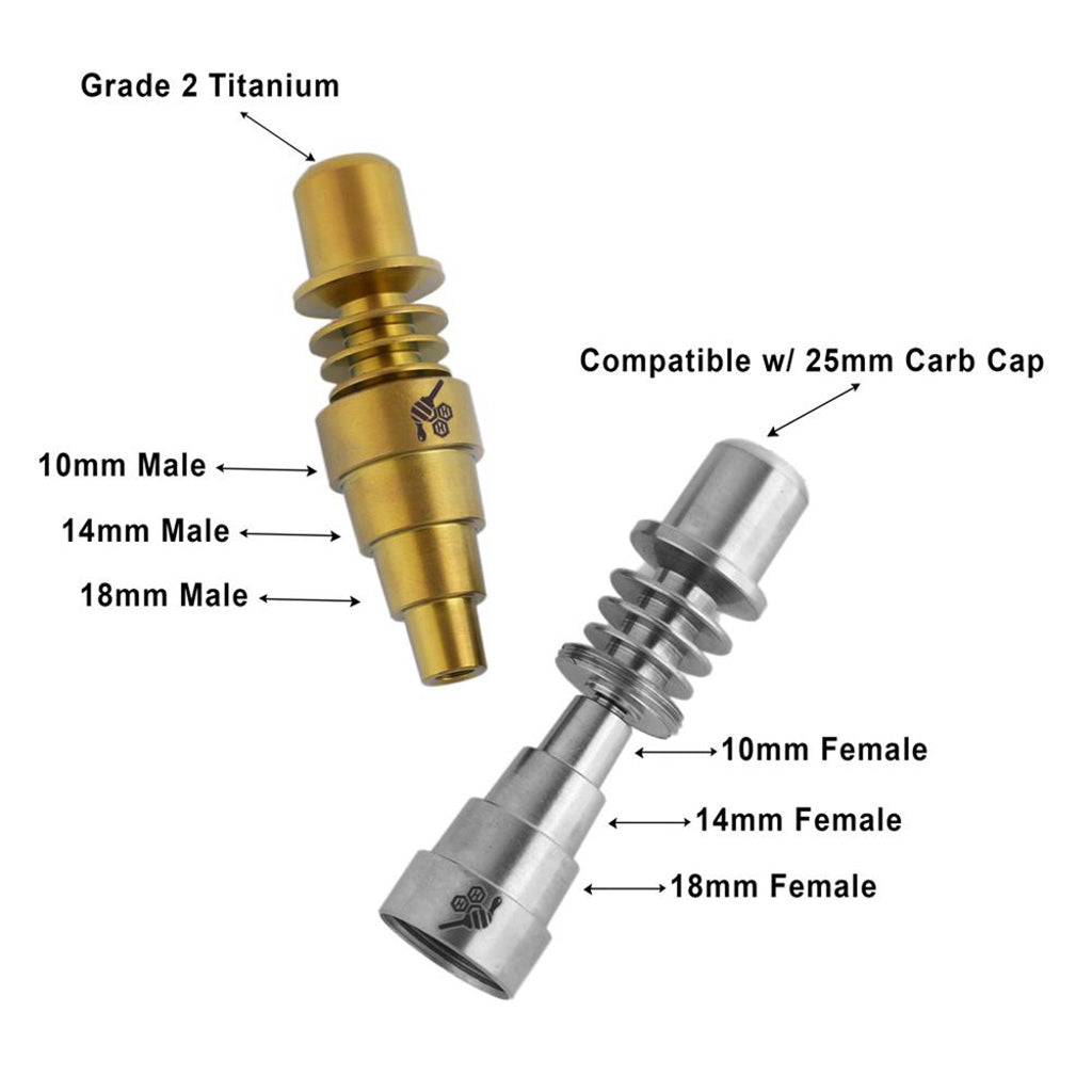 TITANIUM 6 IN 1 SKILLET ENAIL DAB NAIL