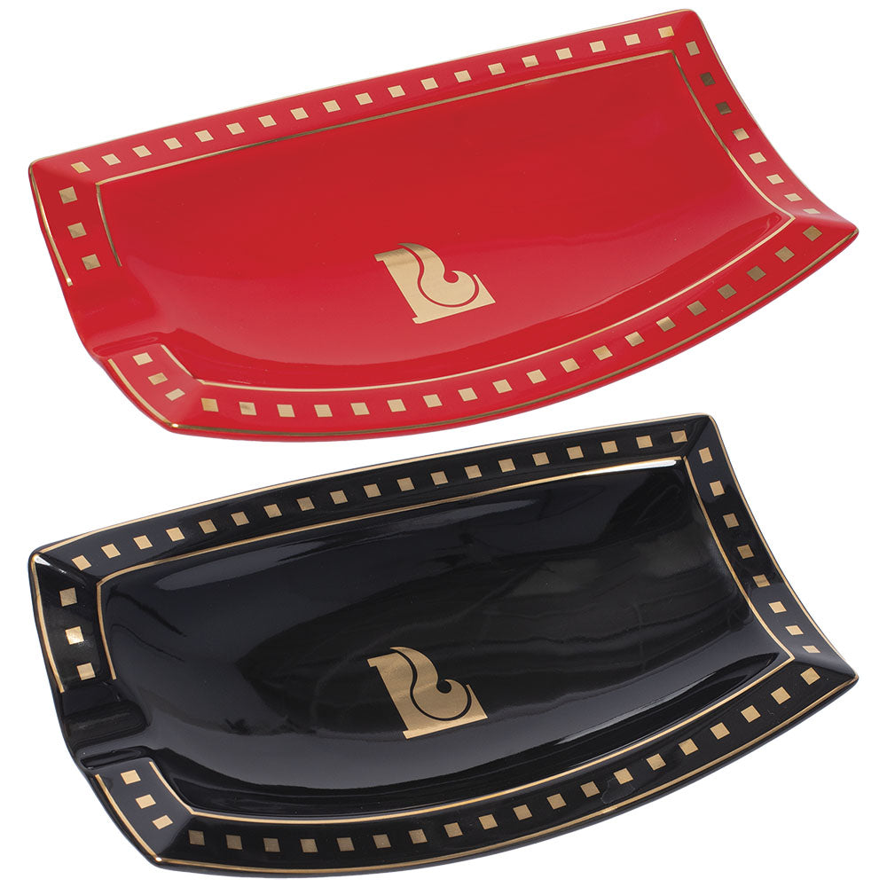 Lucienne Curved Rectangle Ceramic Cigar Ashtray | 8.75" x 5"