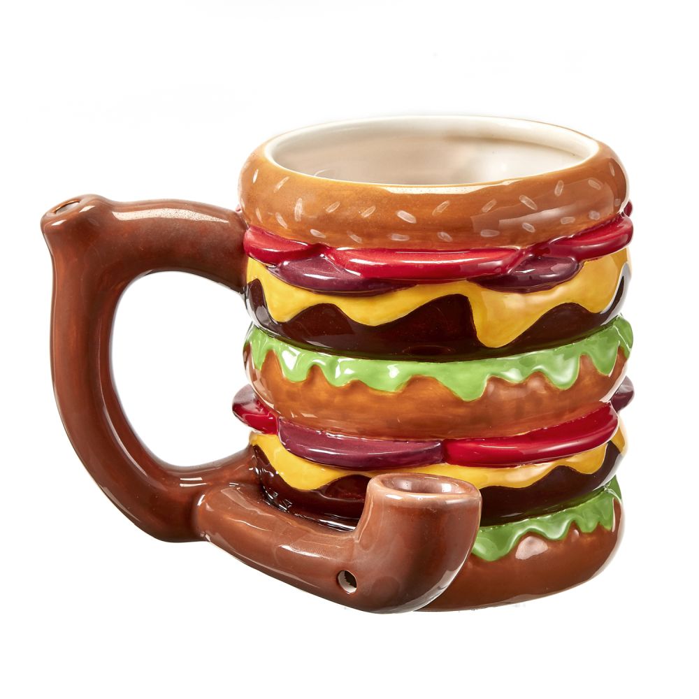 Burger Mug and Stash Jar Set