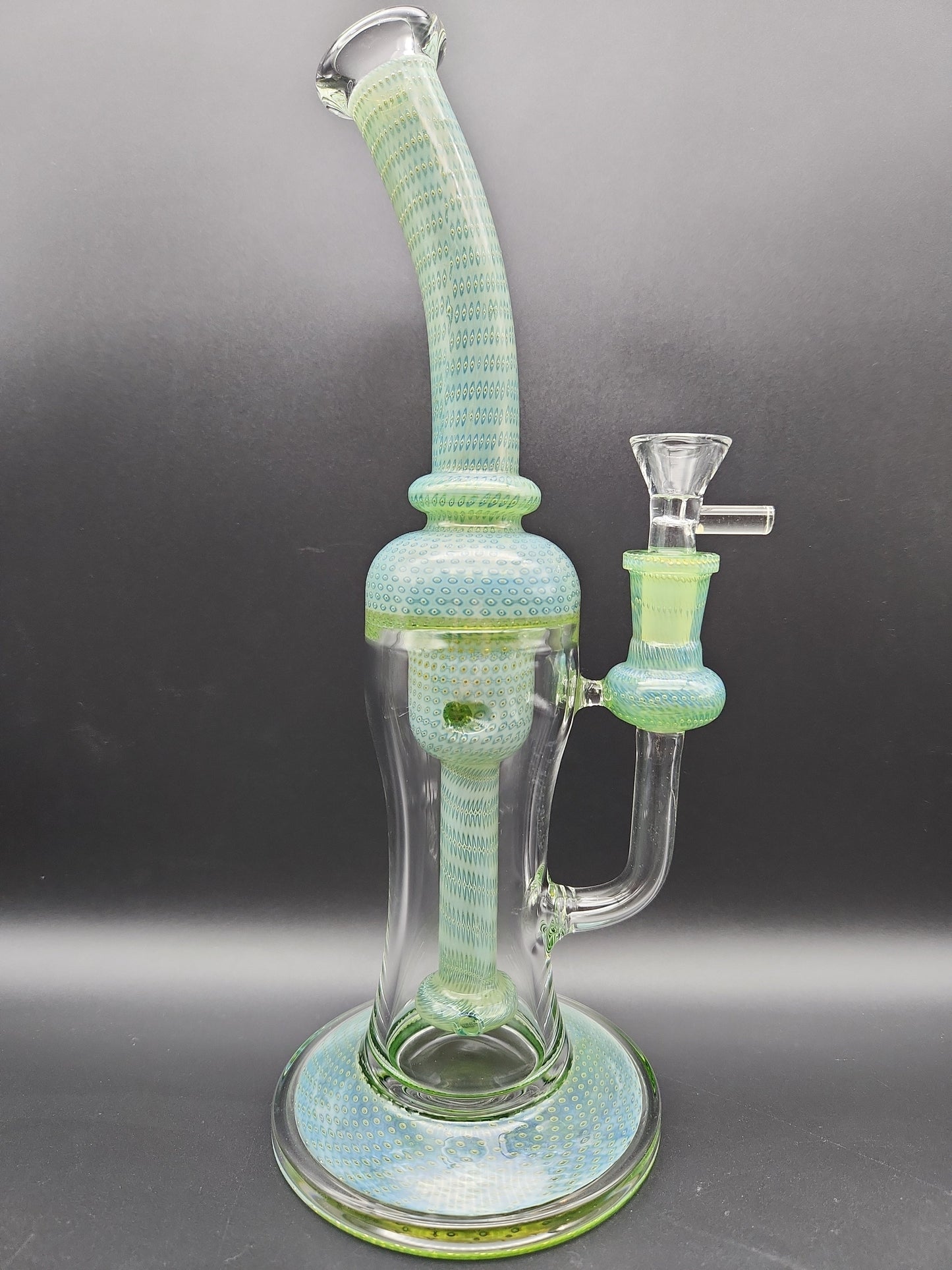 11" Polka Dot Incycler Water pipe