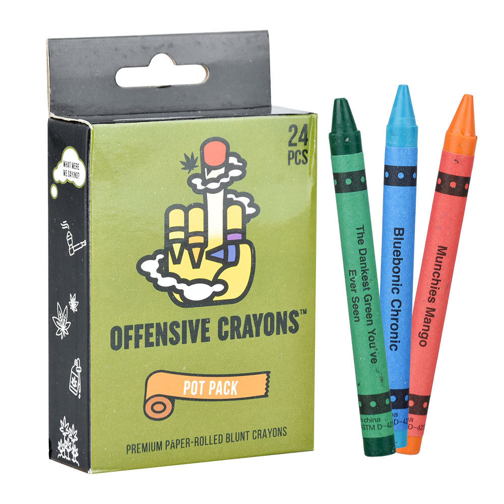 12PC BOX - Offensive Crayons - Pot Pack