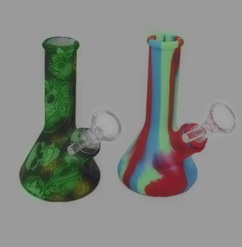 glow in the dark mini beaker 2 pack