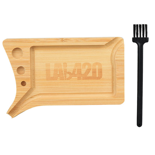 LAb420 Portable Rolling Tray w/ Tray Brush - 5" x 3.5"