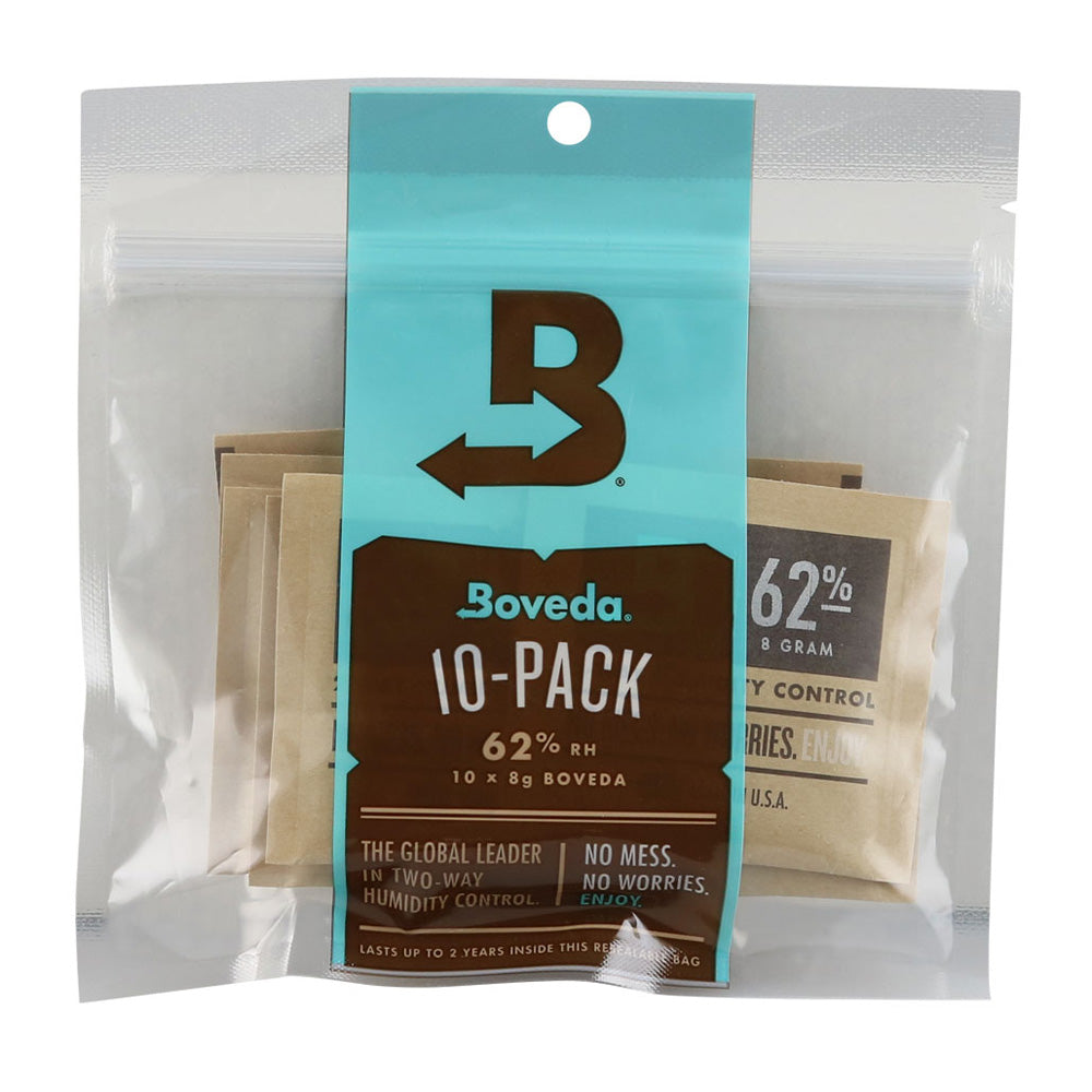 10PK - Boveda Humidity Control - 62% 8g