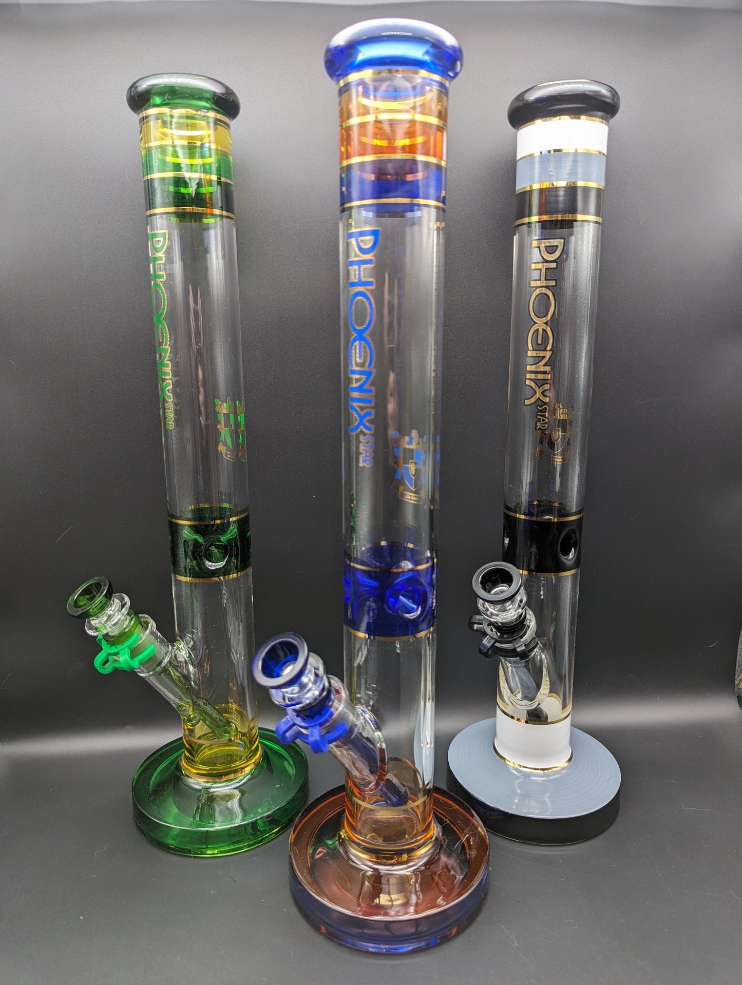 18" Phoenix High Class Straight Tube Bong