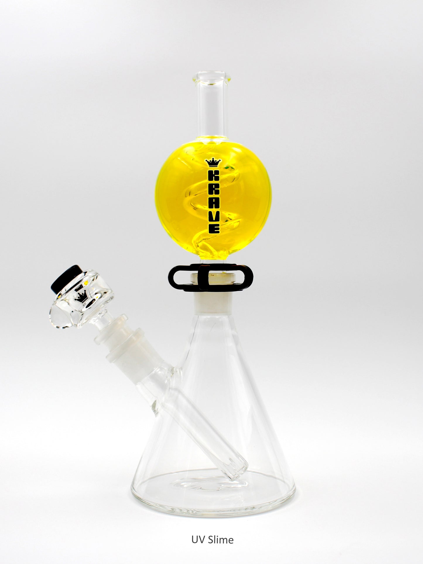 Krave Glass Beaker Orb *FREE GRINDER*