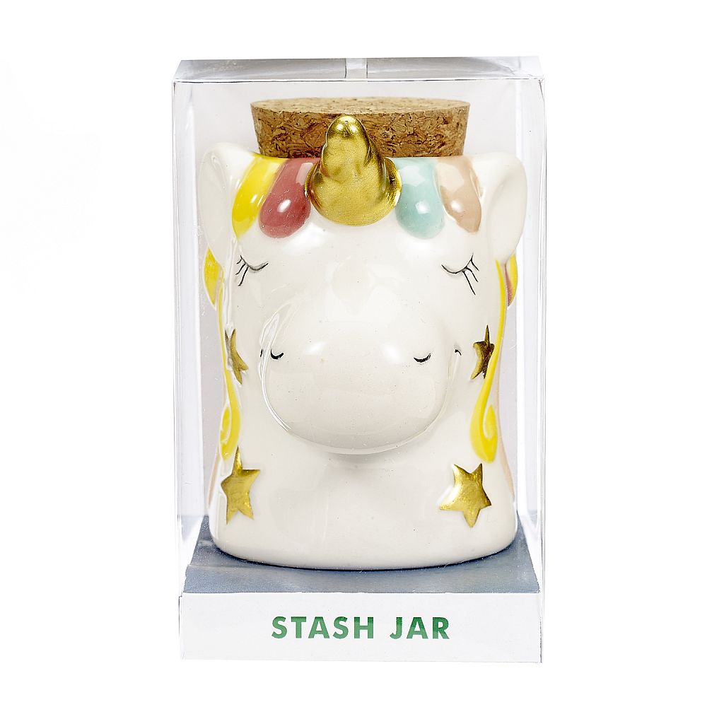 Unicorn stash jar