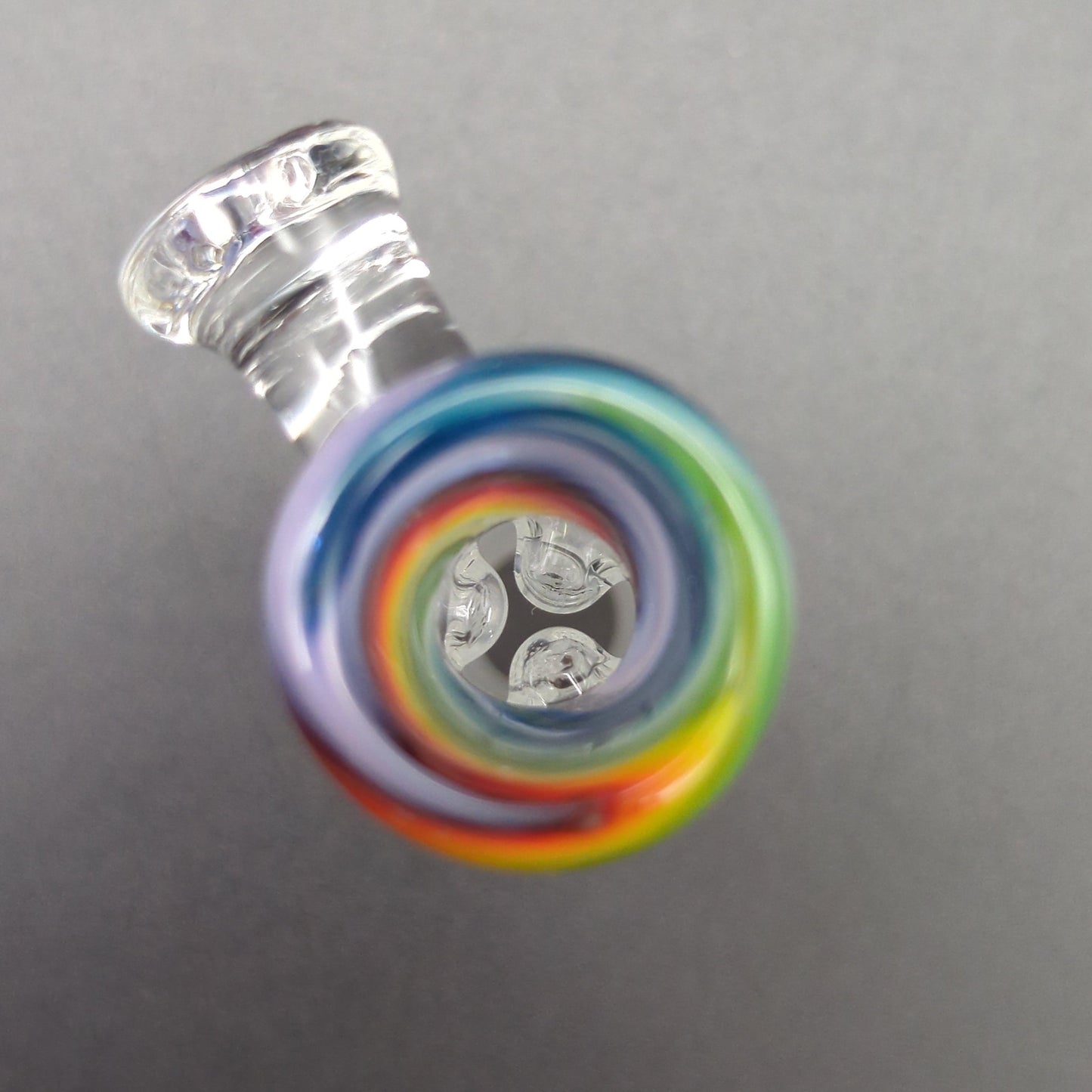 14mm Worked Triple Pinch Bowl Slides - by Texas Hot Glass