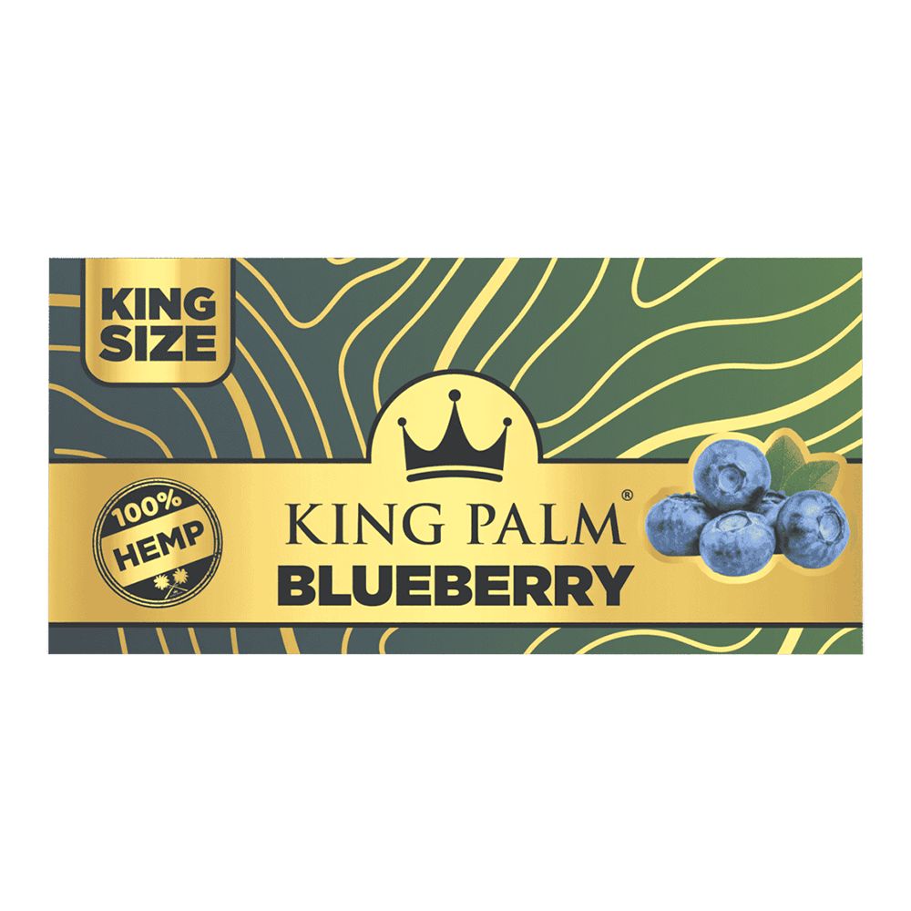 King Palm Flavored Hemp Papers & Tips | 32pc | King Size | 22pk Display