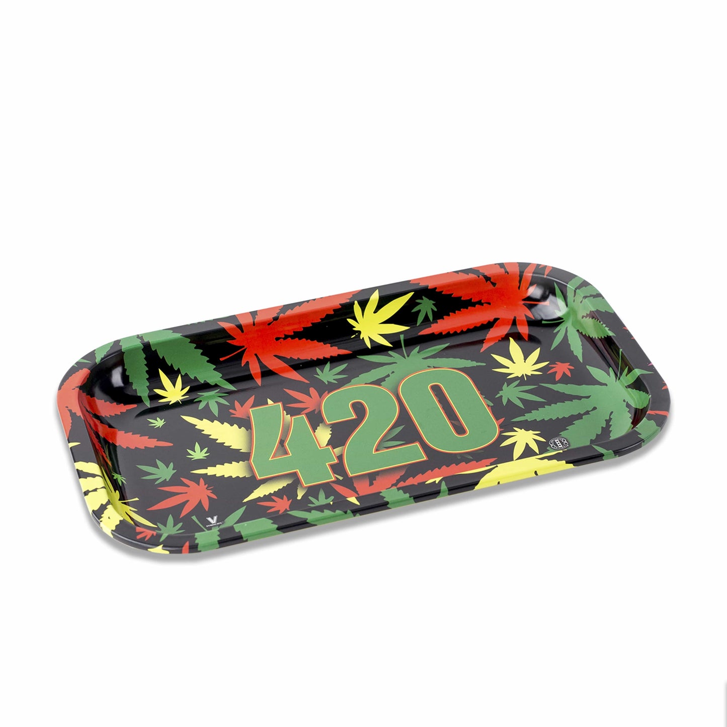 420 Rasta Metal Rollin' Tray