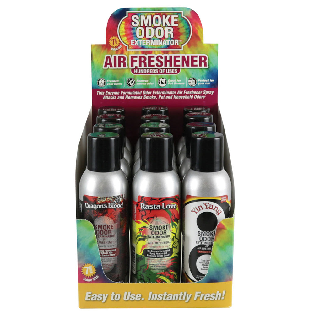 Smoke Odor Exterminator Spray - 7oz / Retro Mix - 12PC DISPLAY