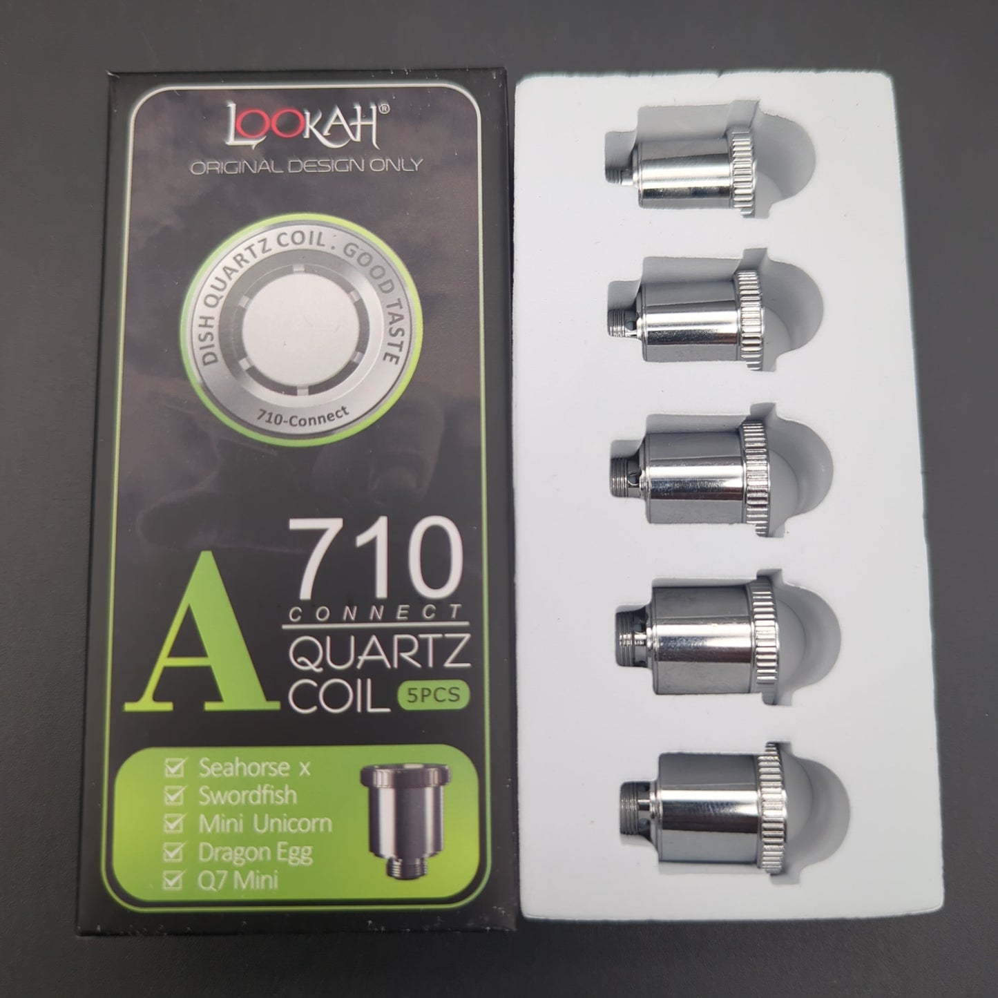 Lookah 710 Connect Quartz Coil A | 5pc | Dish