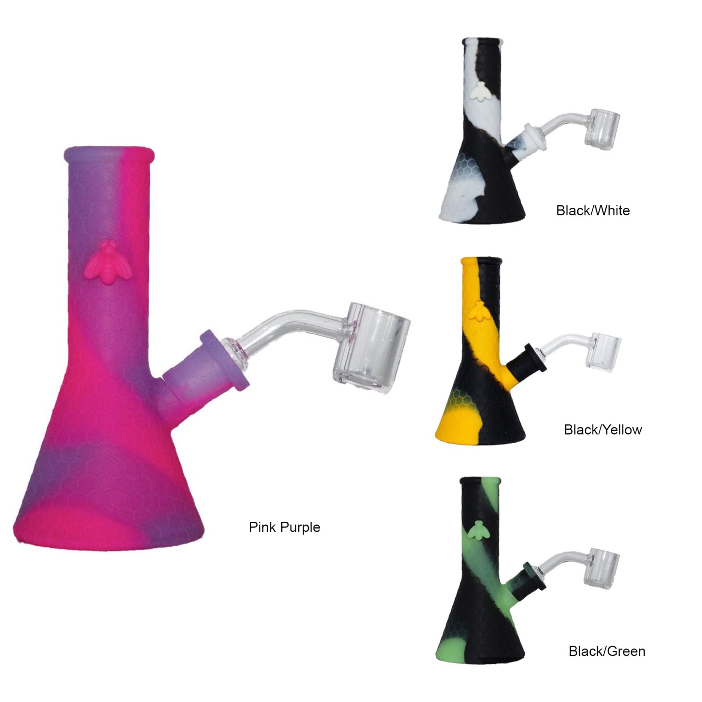 STRATUS 2 WAY Dry & Wax Silicone Water Pipe