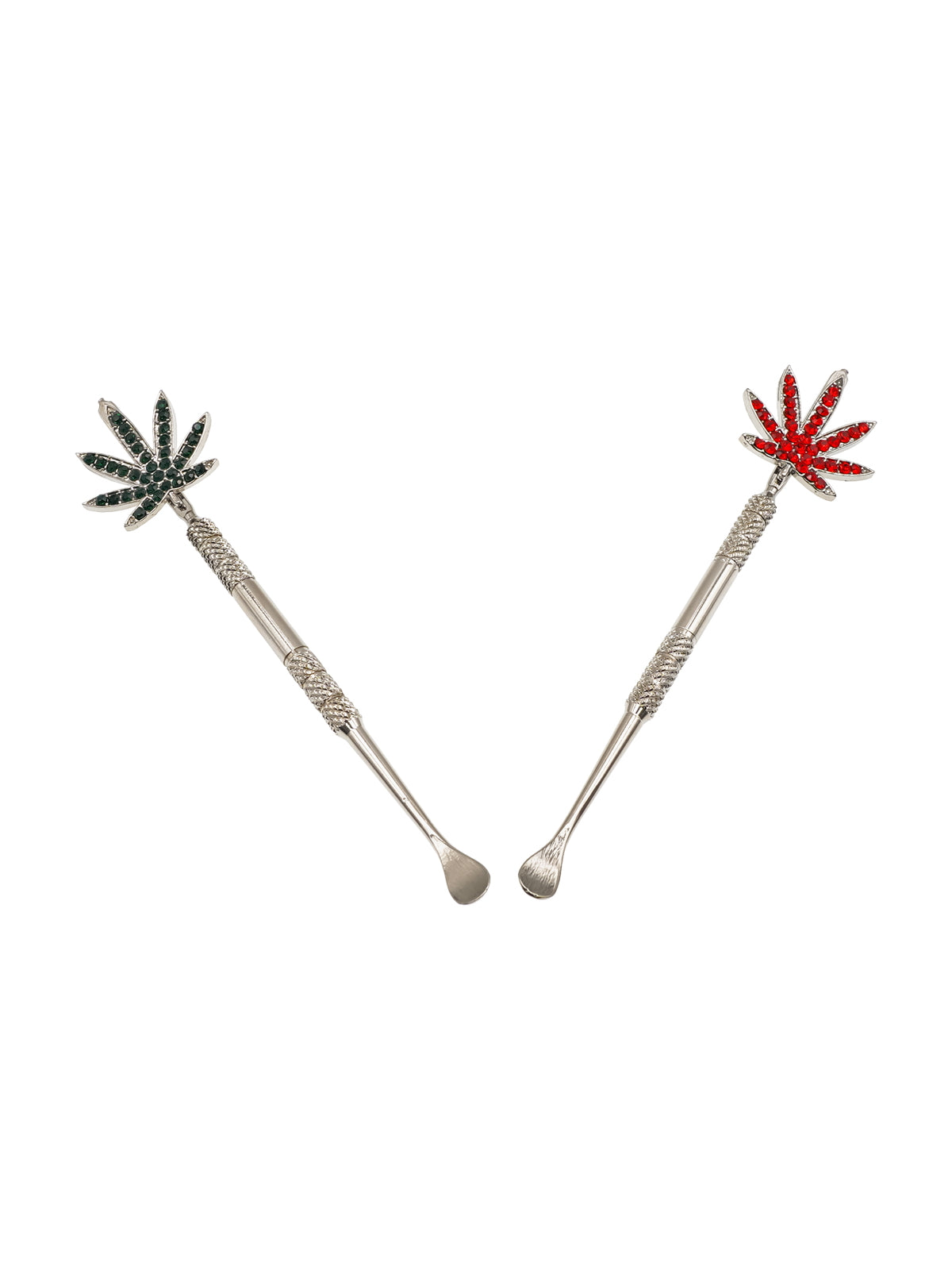 Studded Metal Dabber "Happy Leaf"