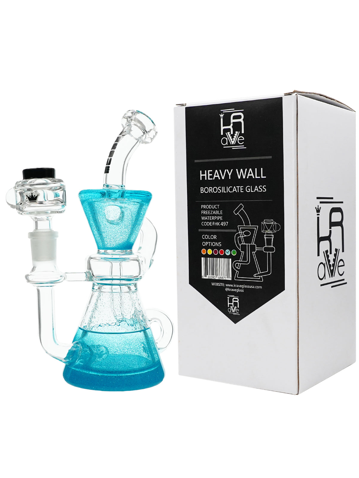 Krave Freezable DUO Recycler *Free GRINDER*