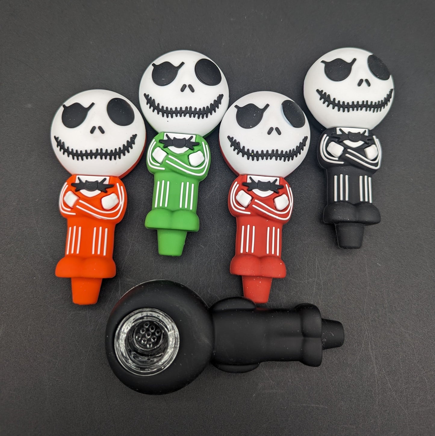 Silicone Skeleton Hand Pipe