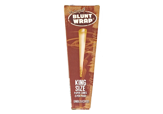 Blunt Wrap Unbleached Cones - 1/4 - 6 pack