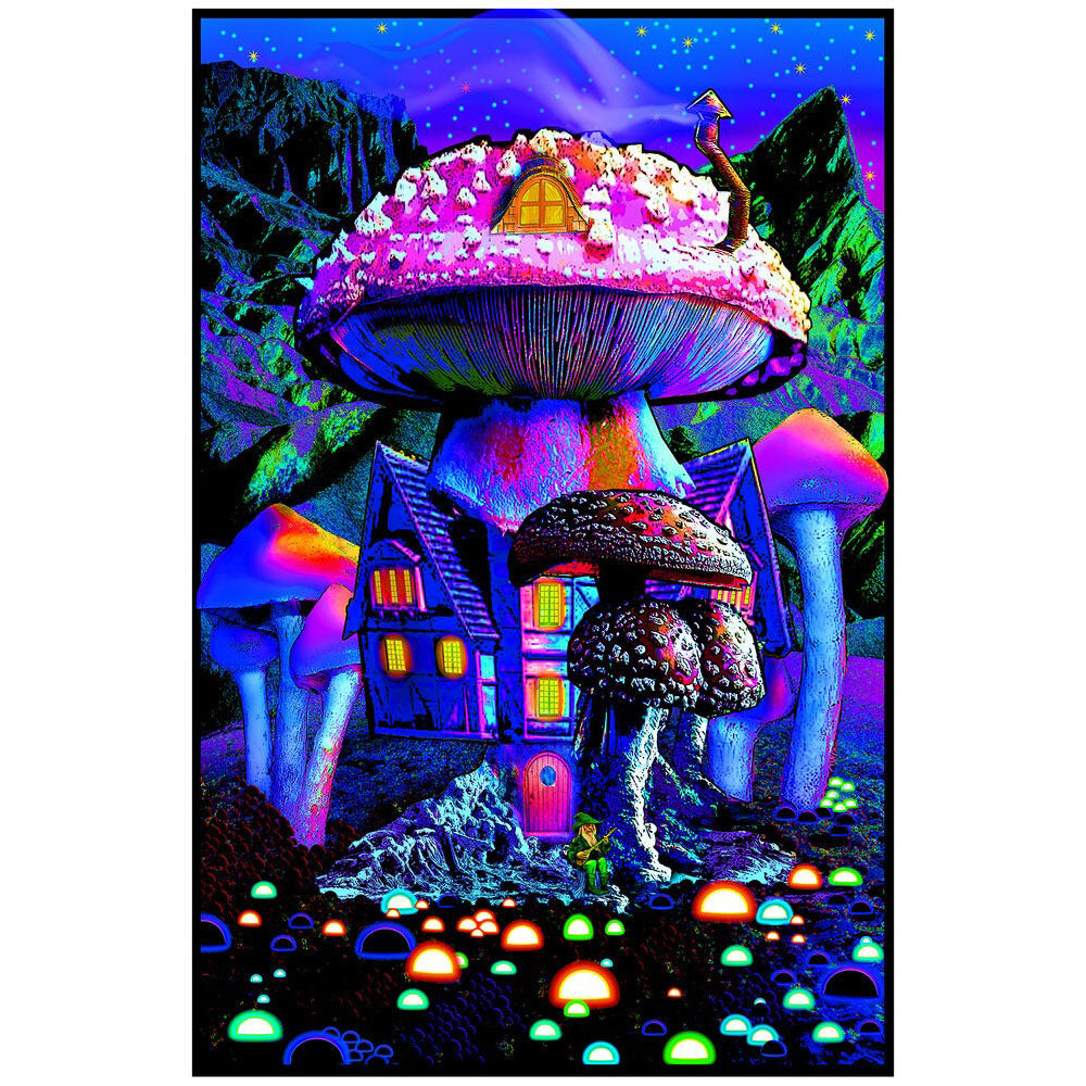 Blacklight Poster - 24"x36" / Non-Flocked