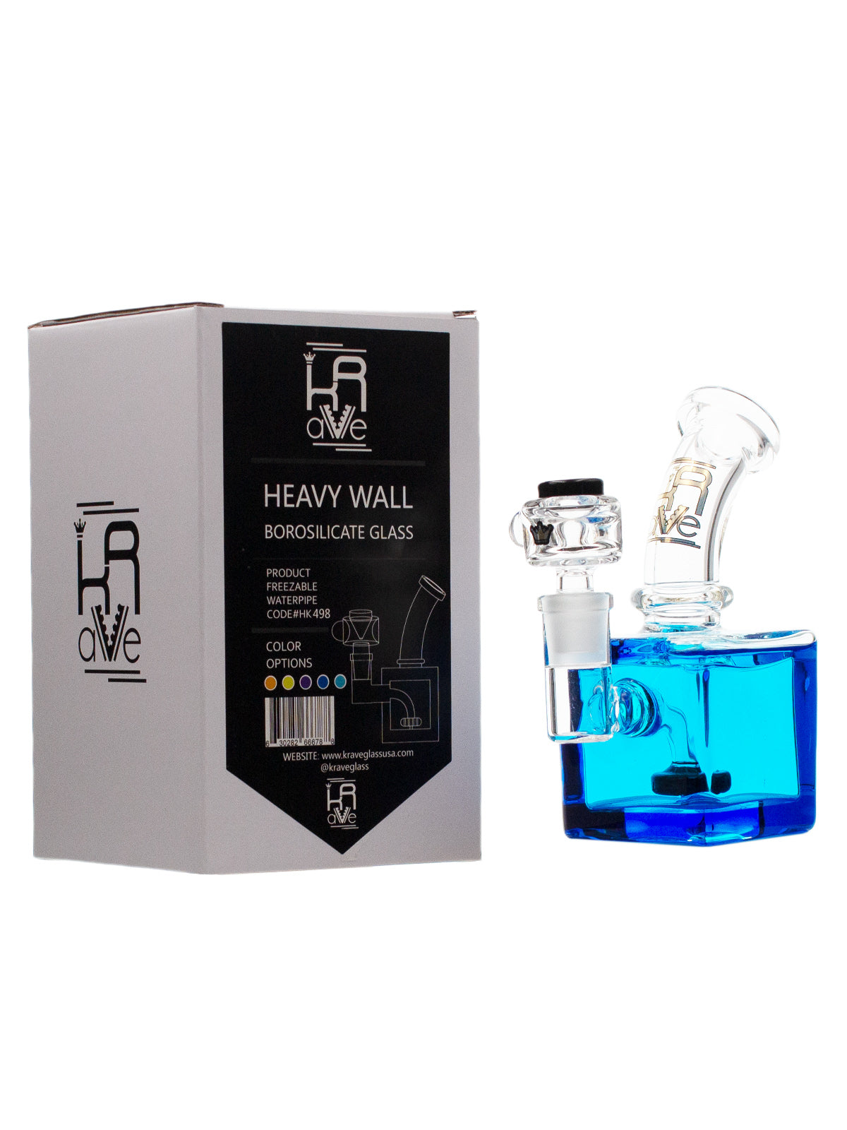 Krave Glass Cube * FREE GRINDER*