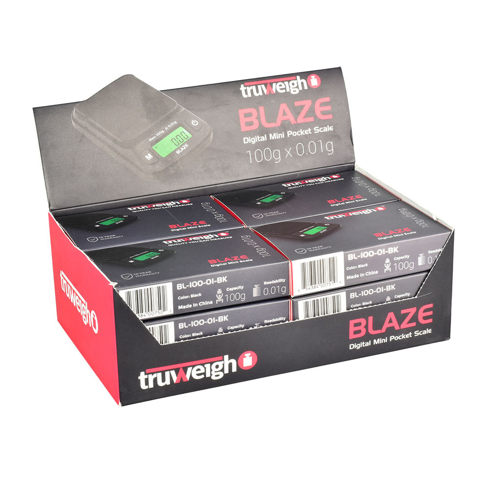 Truweigh BLAZE Digital Mini Scale | 12pc Display