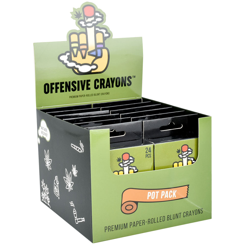 12PC BOX - Offensive Crayons - Pot Pack