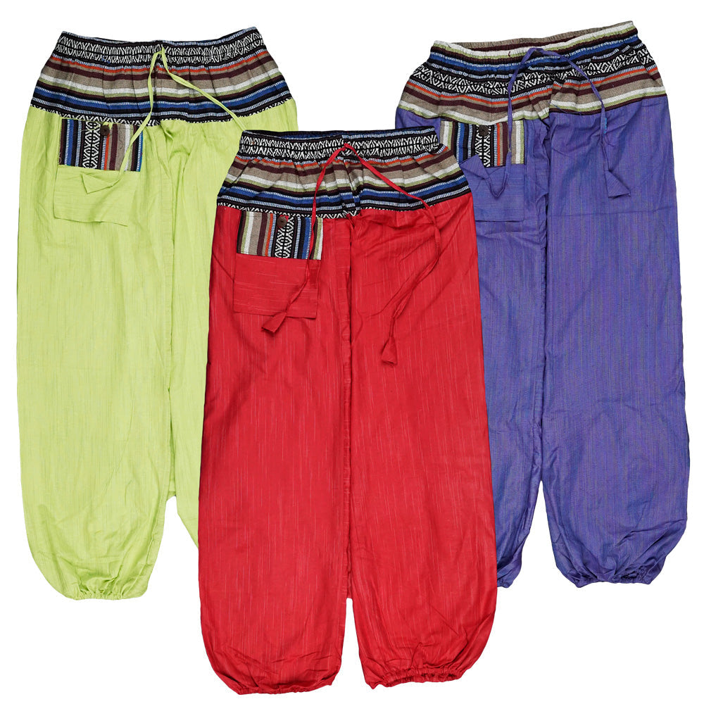 ThreadHeads Southwestern Harem Pants - 40" /Colors Vary