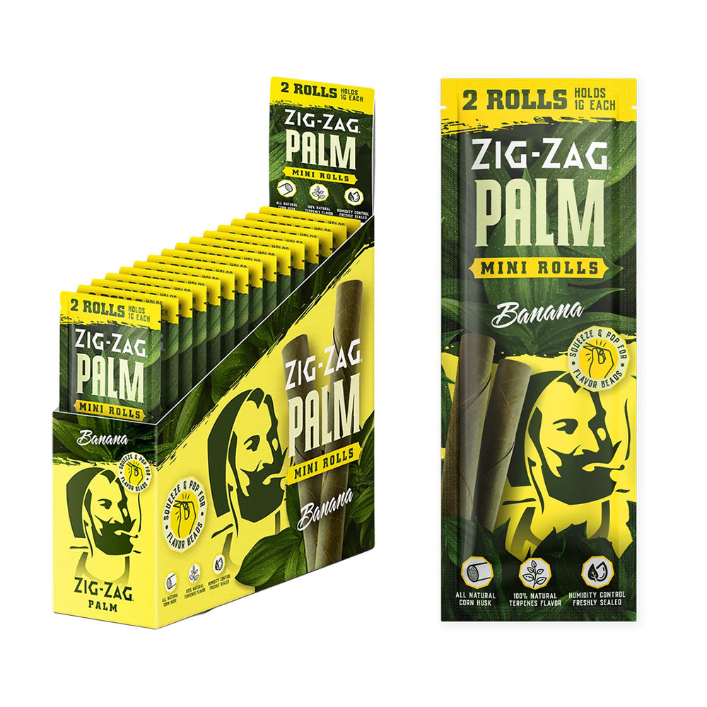 Zig Zag Mini Palm Rolls | 2pk | 15pc Display