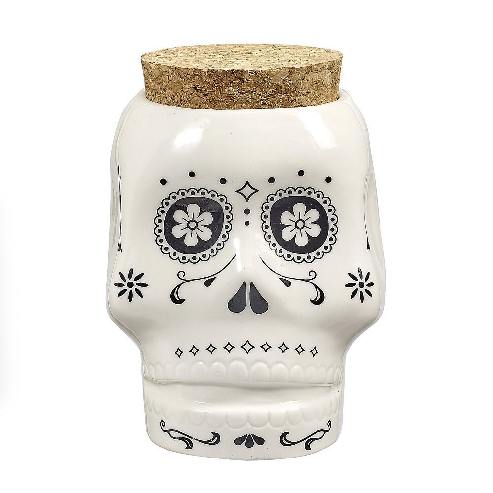 Skull Stash Jar