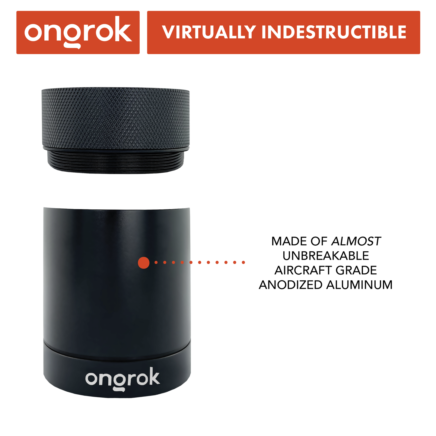 Ongrok Aluminum Metal Storage Jar