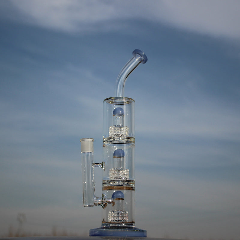 15" Triple Matrix Percolator Glass Water Pipe