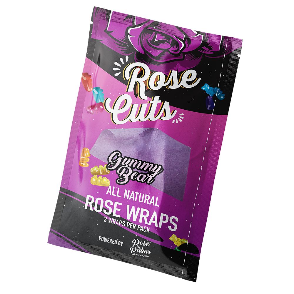 Rose Cuts Purple Rose Wraps | 3pc | 15pk Display