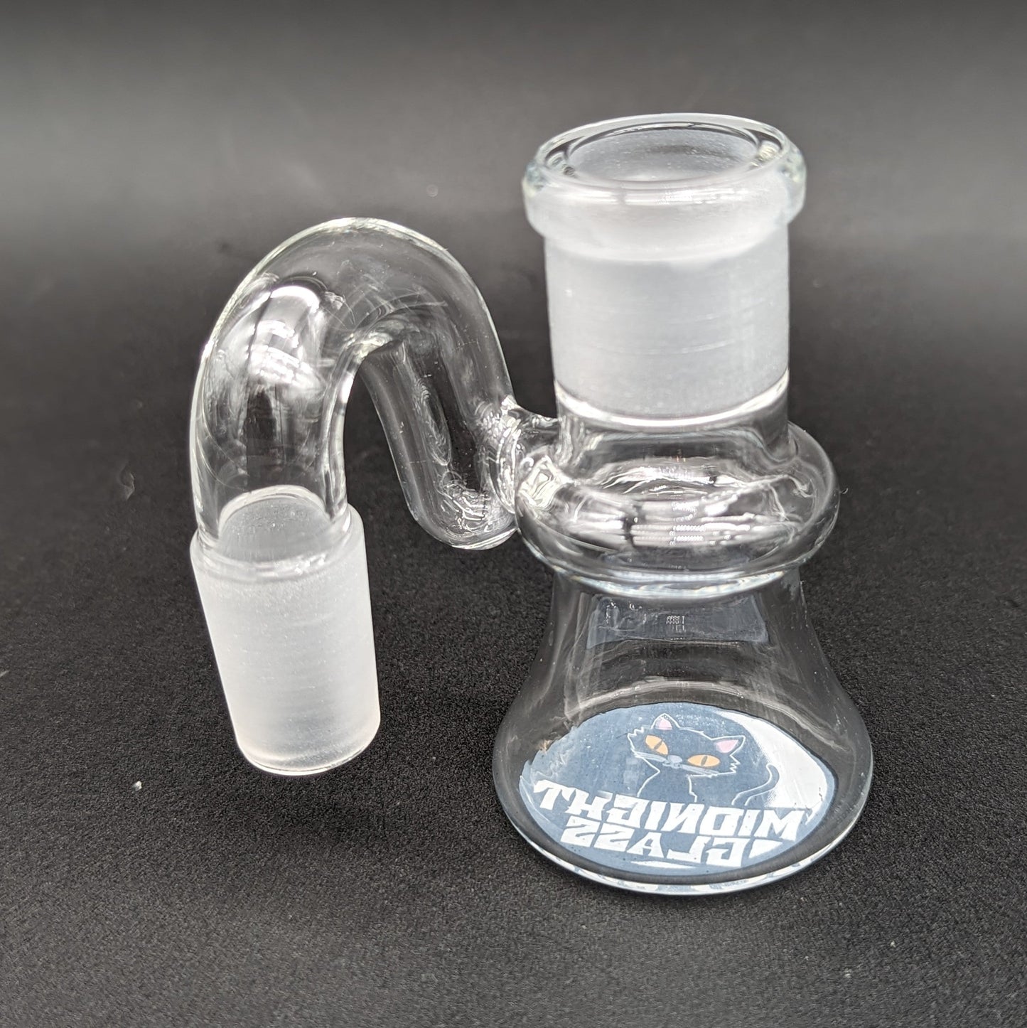 Midnight Glass Clear Dry Ash Catcher 18mm