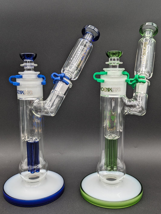 12" Phoenix Dual Perc Sidecar Bubbler