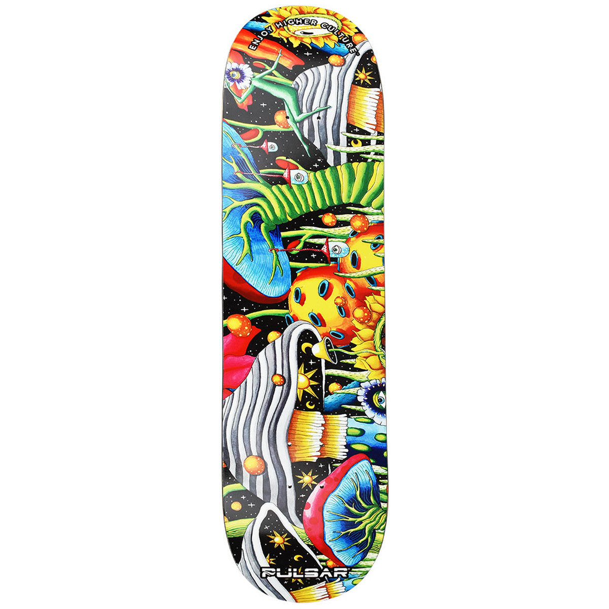 Pulsar SK8 Deck | 32.5" x 8.5" | Garden Of Cosmic Delights