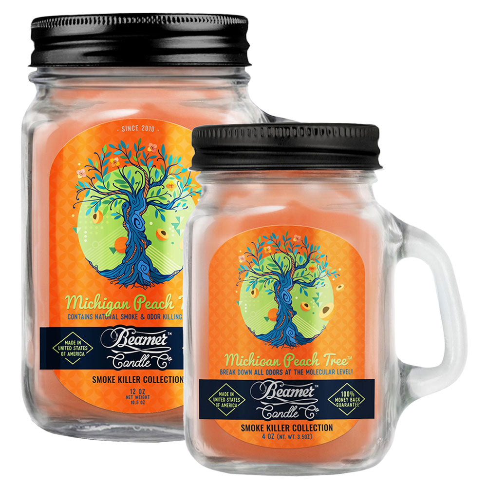 Beamer Candle Co. Mason Jar Candle | Michigan Peach Tree