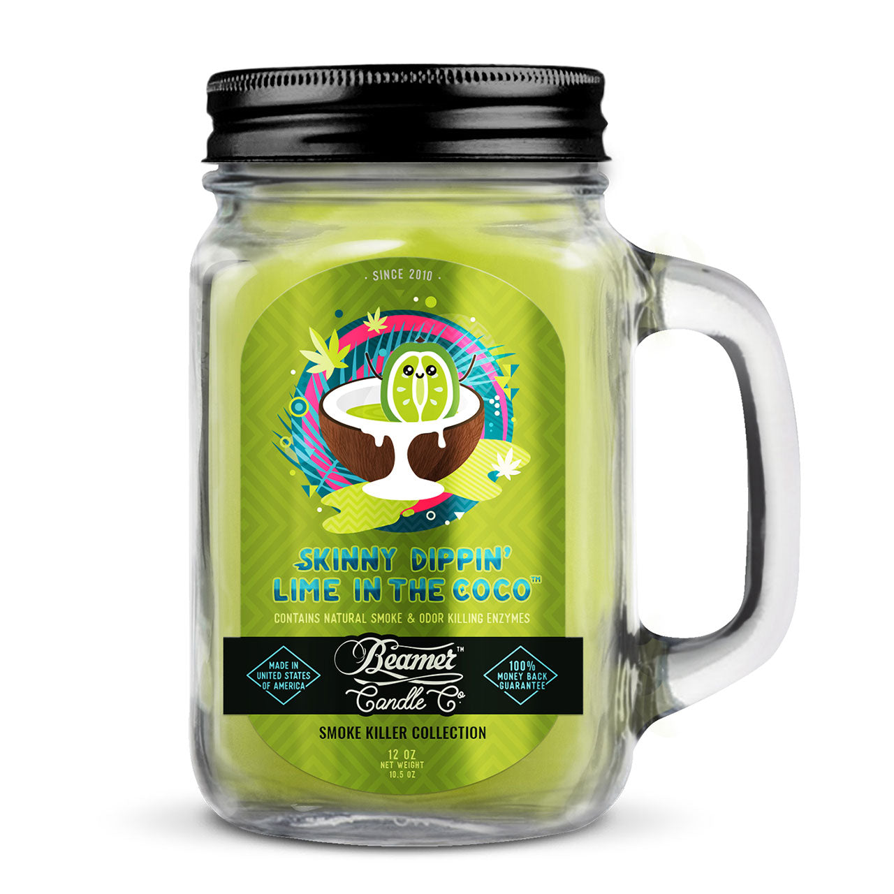 Beamer Candle Co. Skinny Dippin' Lime in the Coco  12 oz