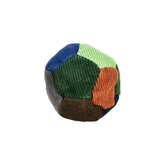 12 Panel Corduroy Patchwork Sand-Filled Footbag