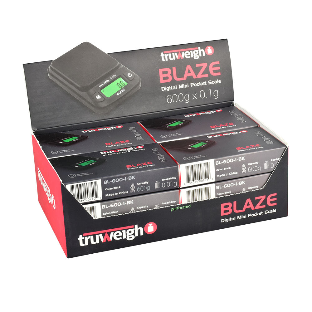 Truweigh BLAZE Digital Mini Scale | 12pc Display