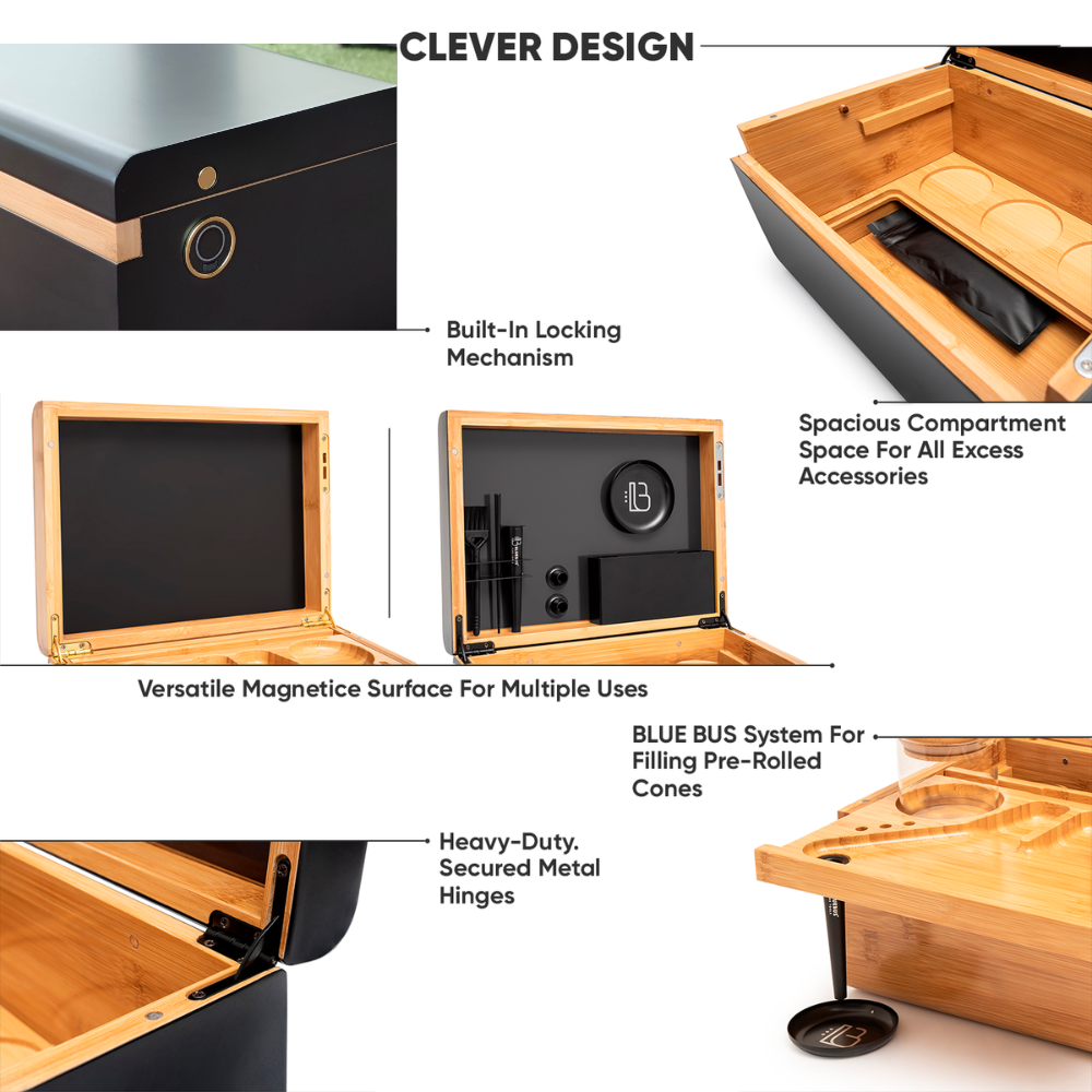 DISCOVERY 2.0 Storage Stash Box with Fingerprint Lock