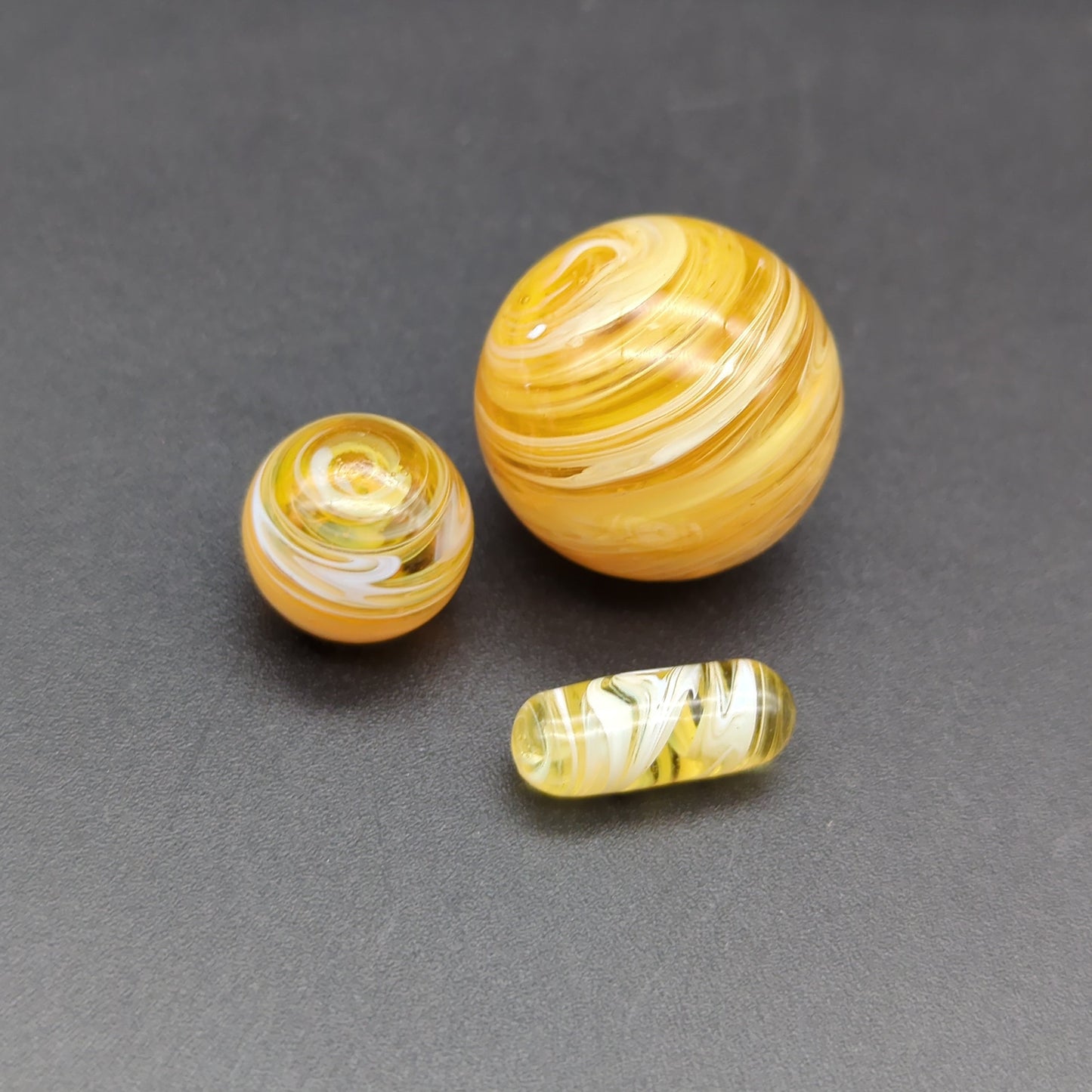 Color Swirl Marble + Pill Set for Terp Slurpers