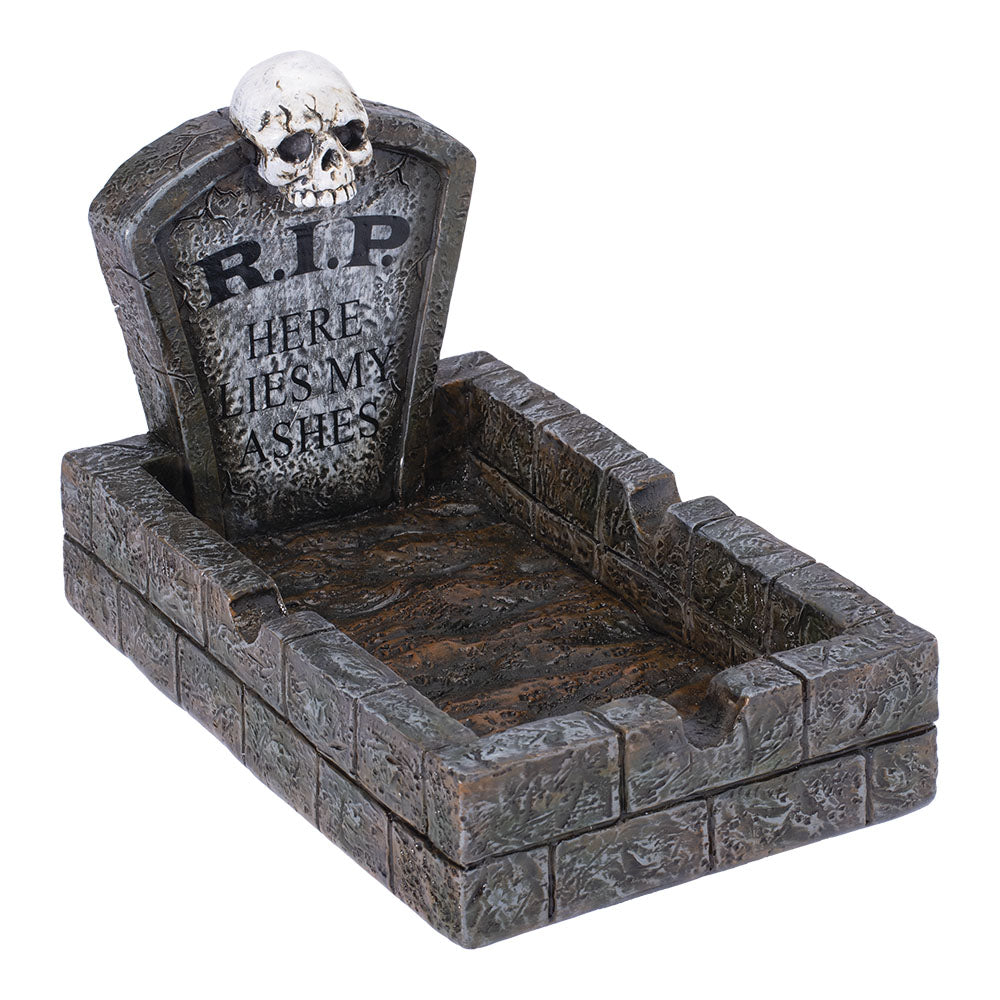 Fujima RIP Tombstone Ashtray - 6.3"