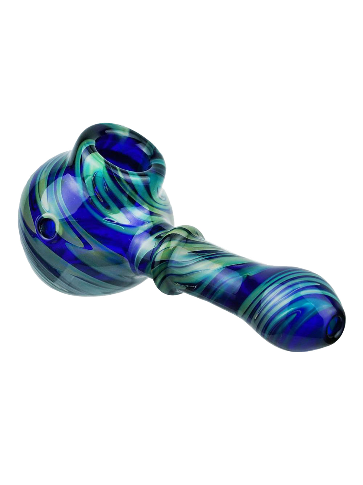 Stratus Glass HandPipe "Oil In Water" With BIS