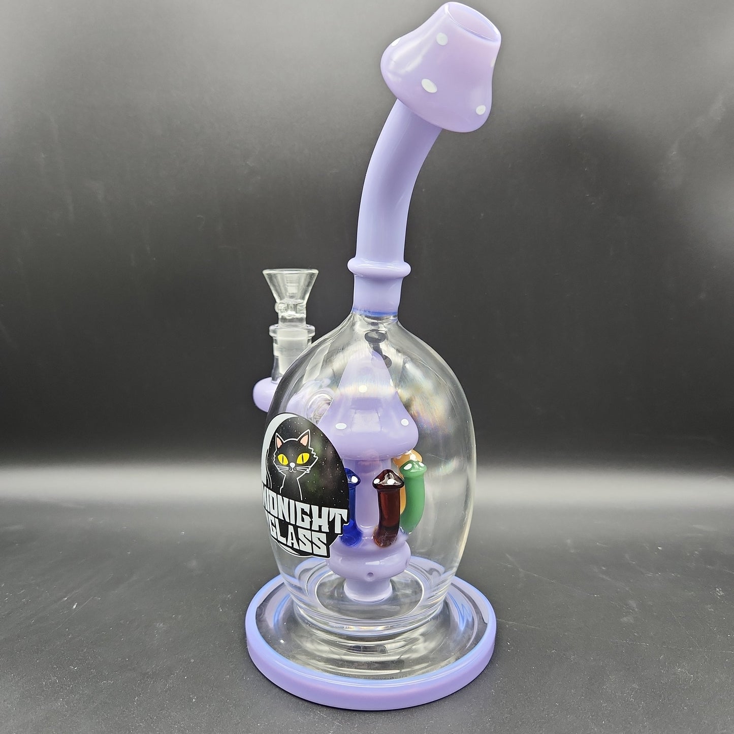 Midnights Mushrooms 9" Water Pipe