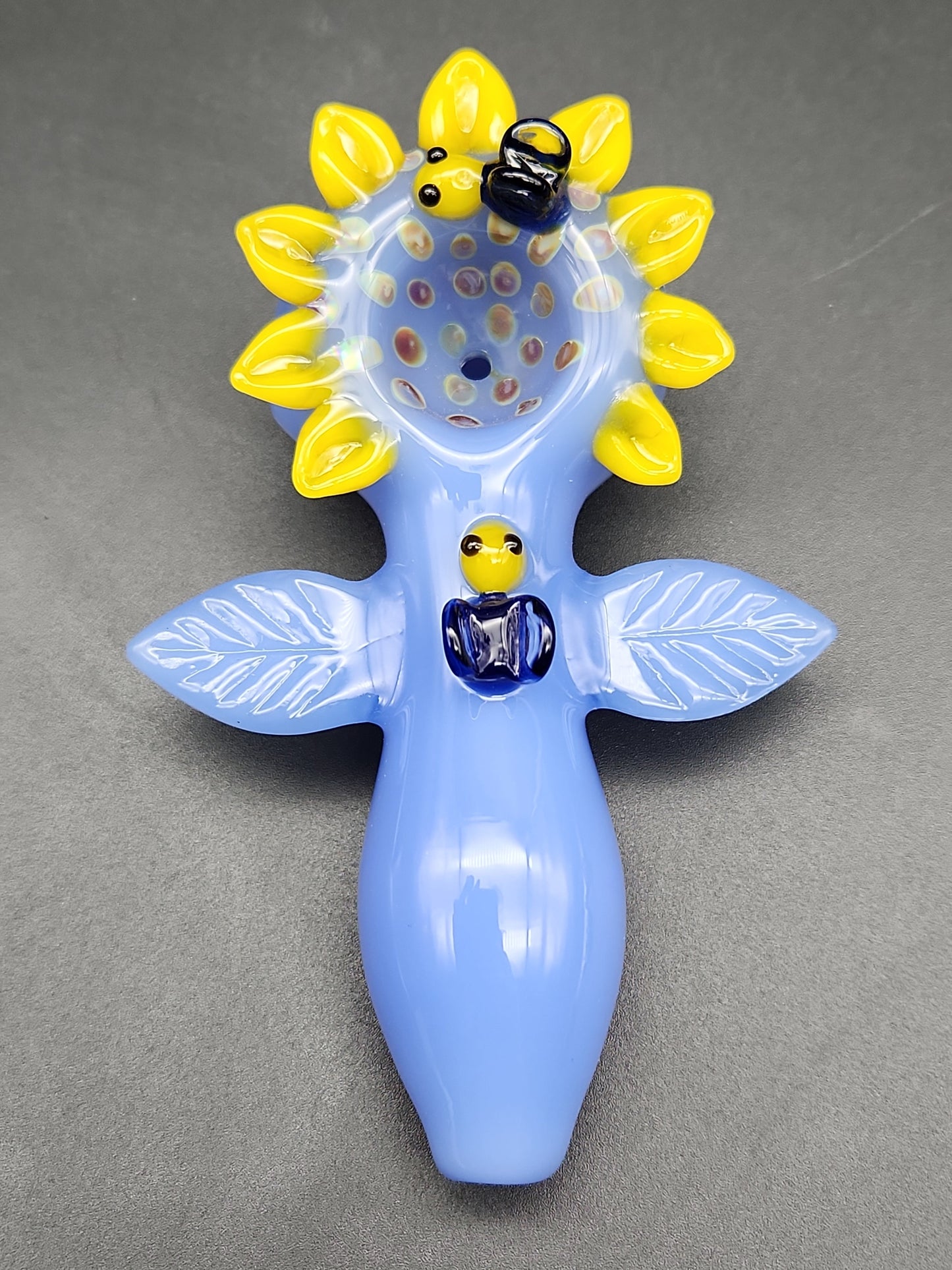 4" Sunflower Hand Pipe with Bees