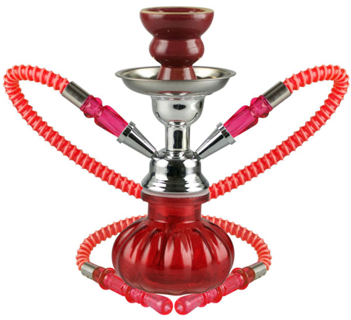 Pumpkin 2-Hose Premium Hookah 10"