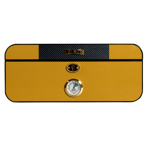 Art Deco Racer Yellow Humboldt Humidor