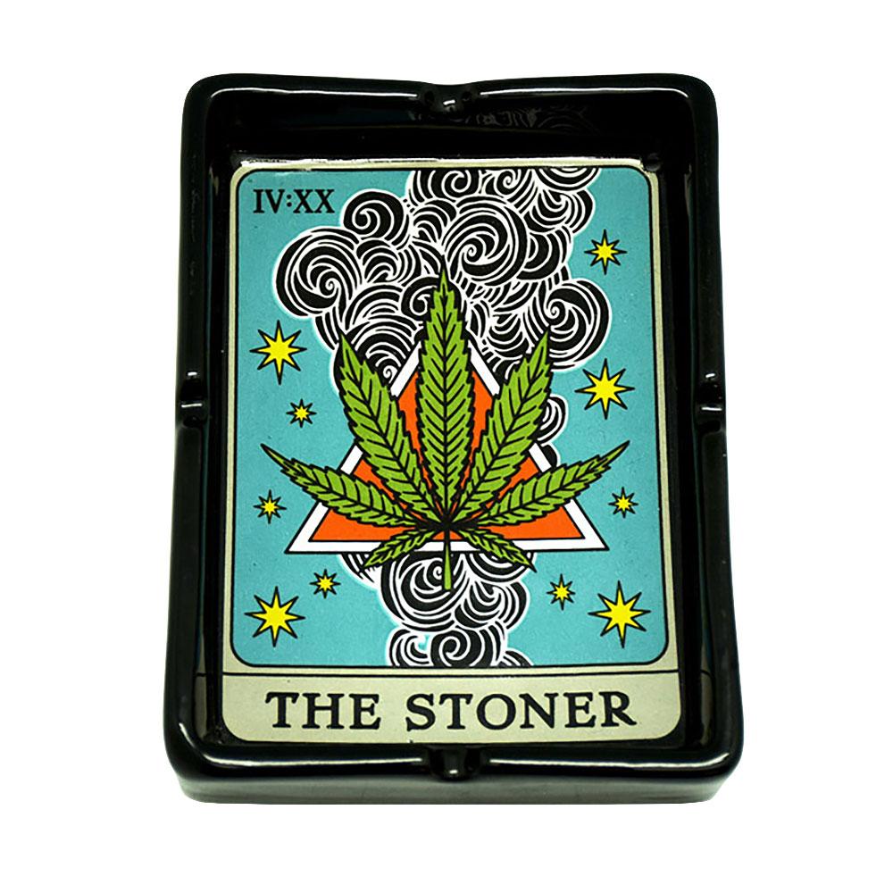 The Stoner Tarot Card Ceramic Ashtray