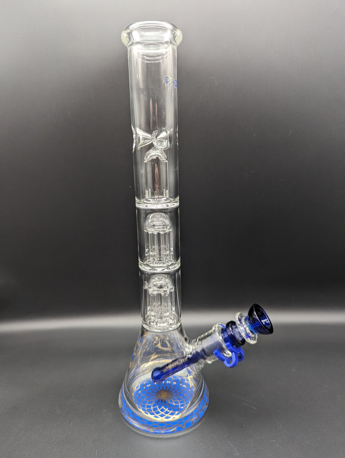 13" Phoenix Double Tree Beaker Bong